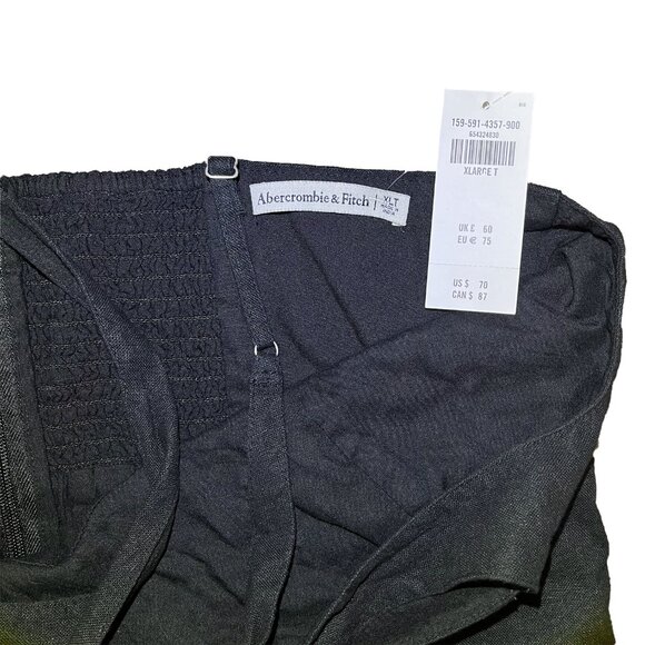 Abercrombie & Fitch Women's Corset Seamed Linen-Blend Mini Dress XLT - Picture 5 of 5